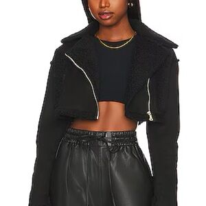 Bela Sherpa Jacket in Black
MORE TO COME size M